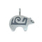 Genuine Sterling Silver Native American Bear Pendant NN20566